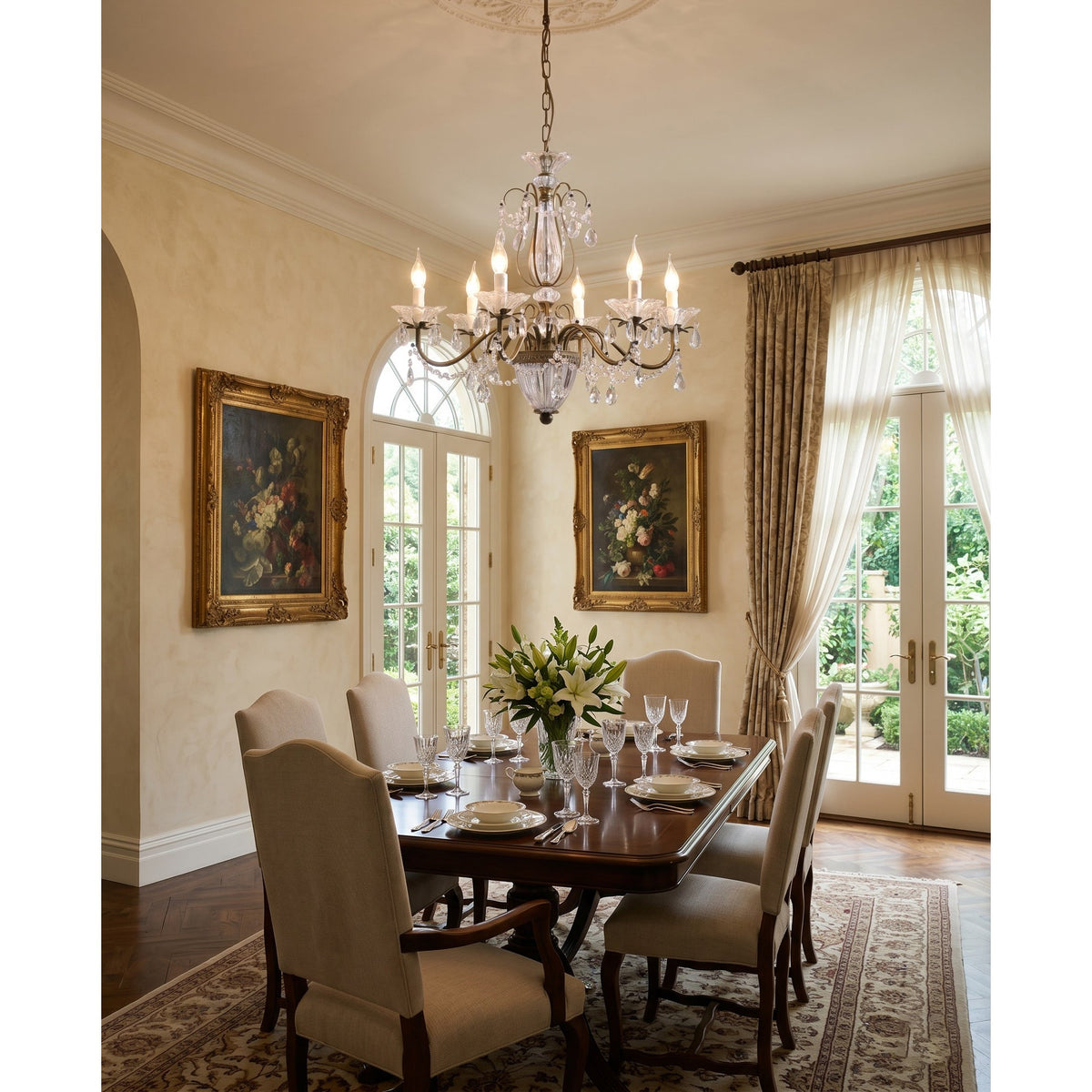 Venatici Lustre en Cristal