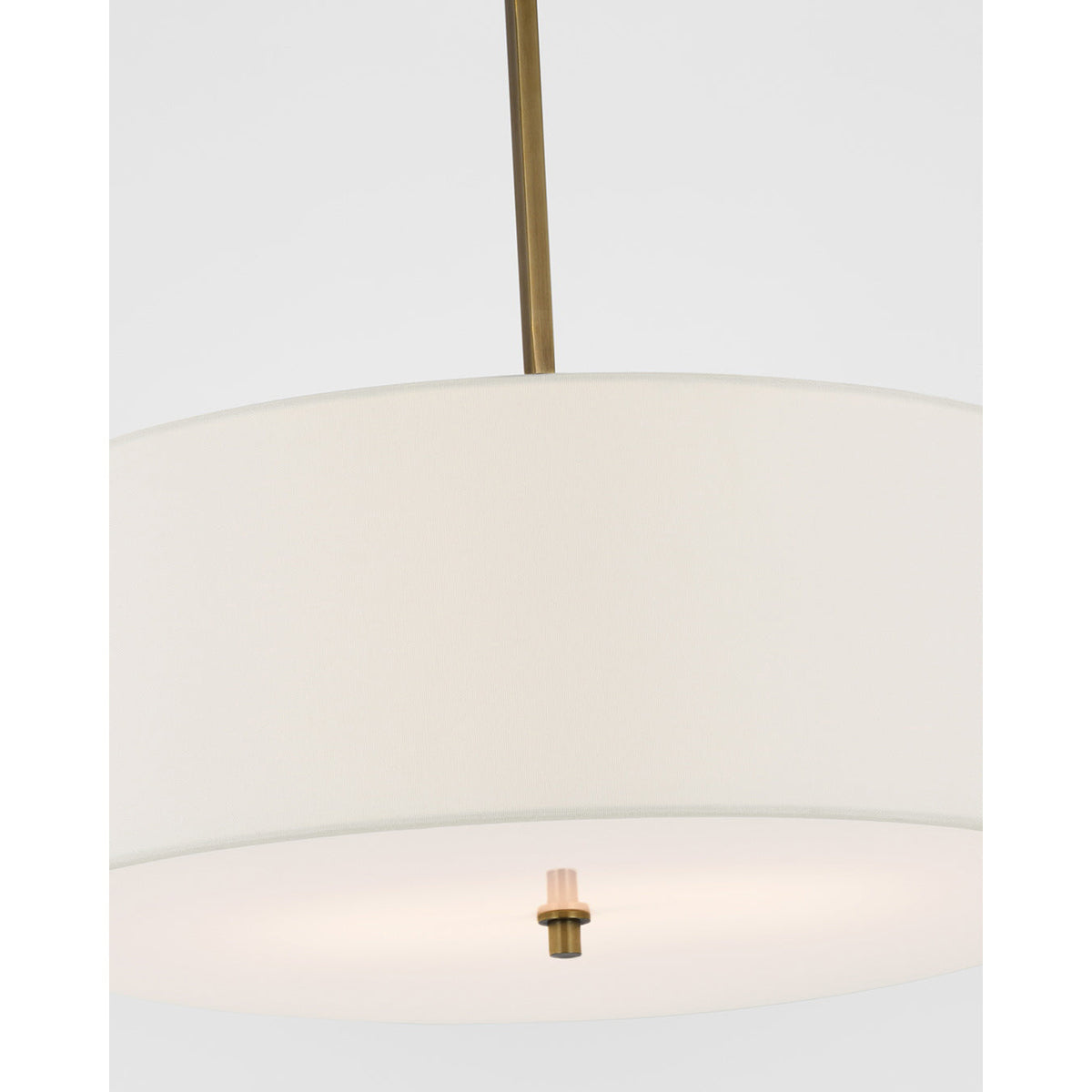 Olvynis Suspension Moderne Minimaliste en Laiton et Tissu