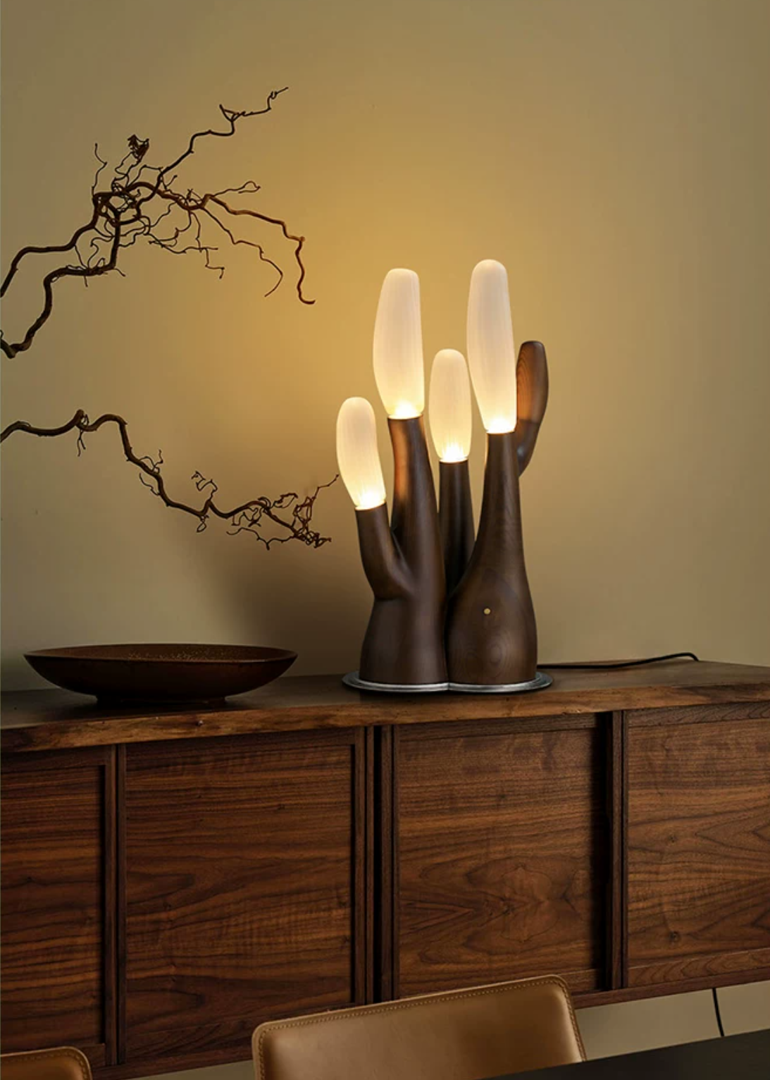 Rosedencombe Lampe De Table En Bois