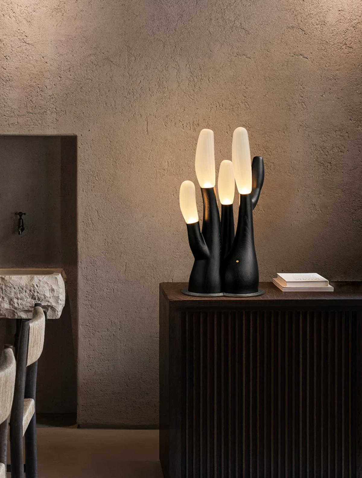 Rosedencombe Lampe De Table En Bois
