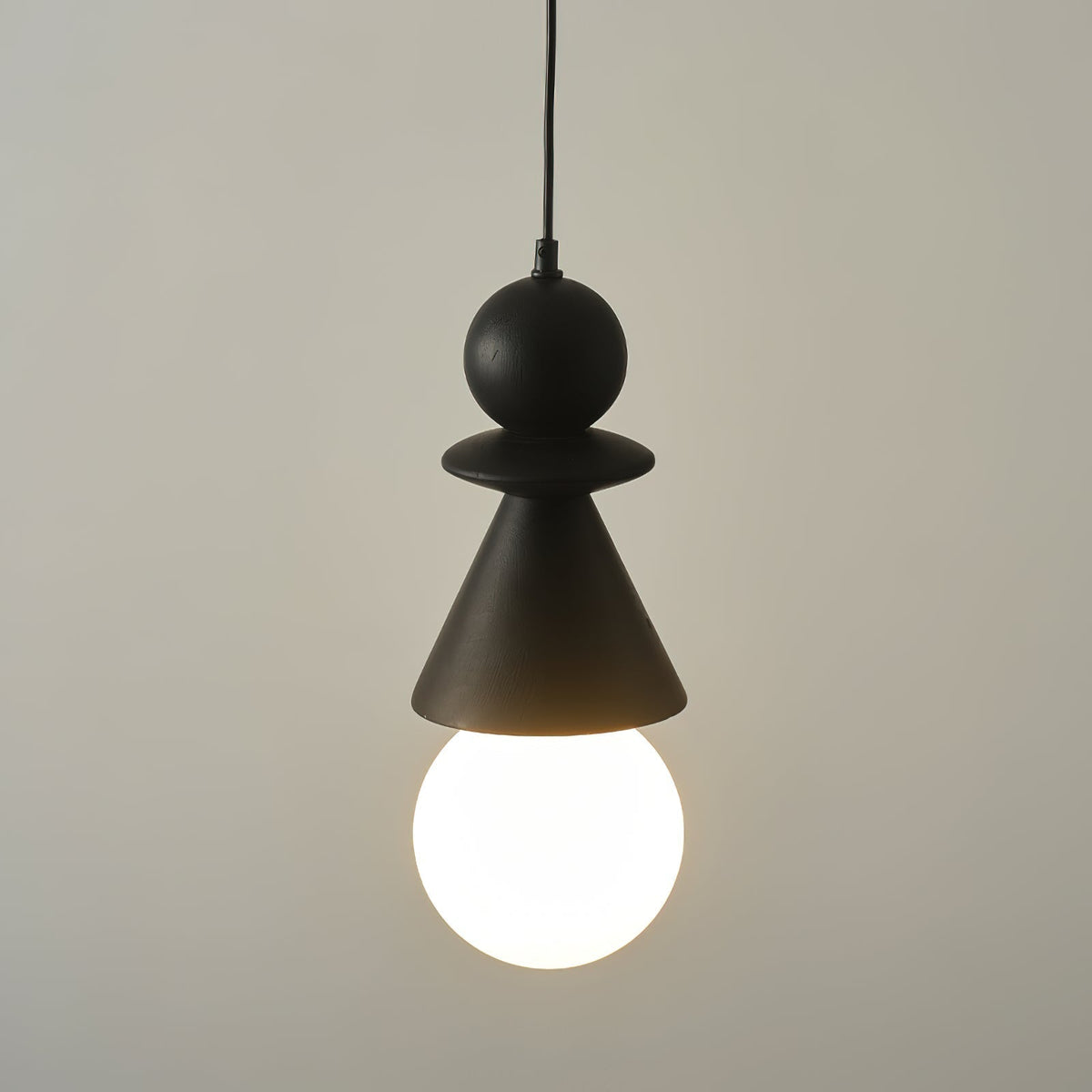 Aphais Suspension Moderne Minimaliste Rook Bois Verre