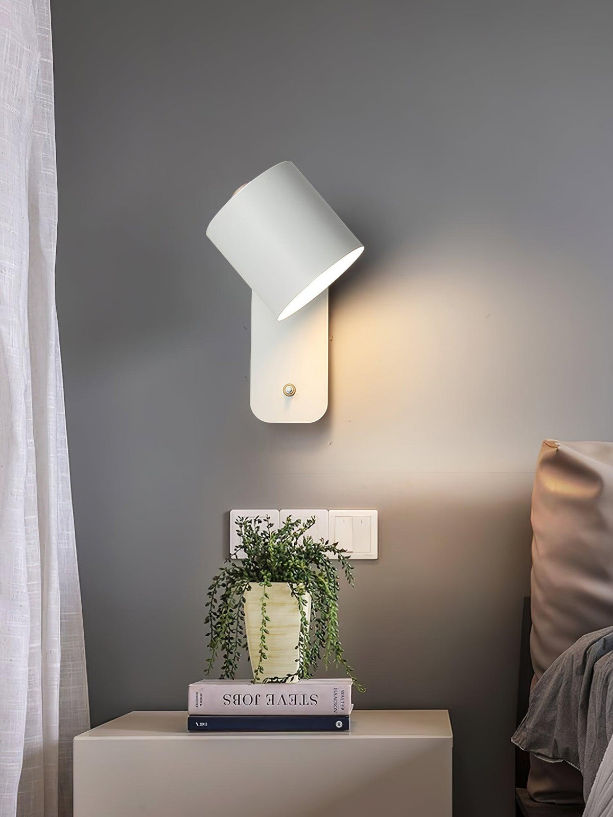 Reveny Applique Murale Cylindrique Rotative-Cielum