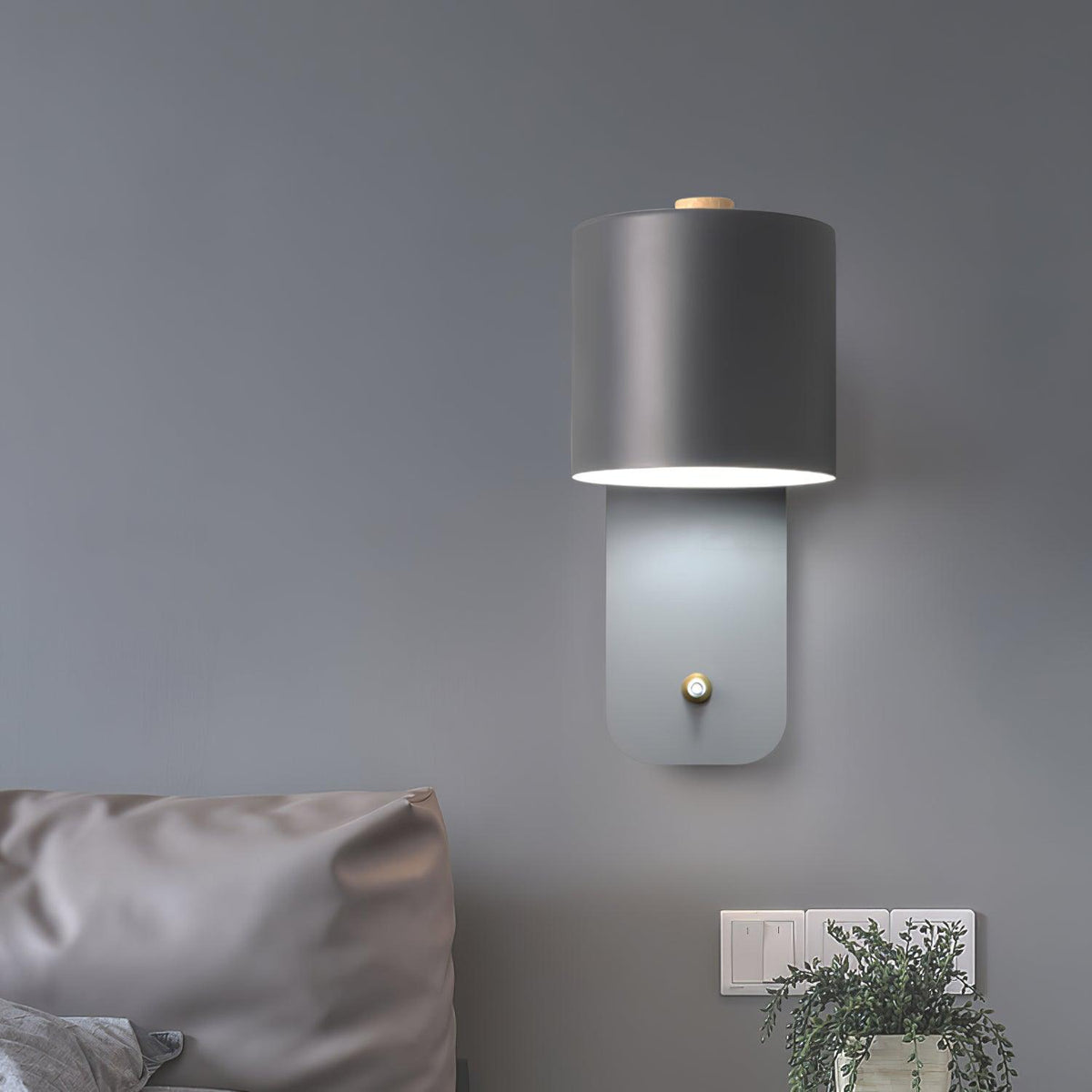 Reveny Applique Murale Cylindrique Rotative-Cielum