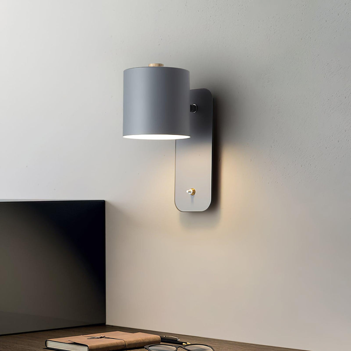 Reveny Applique Murale Cylindrique Rotative-Cielum