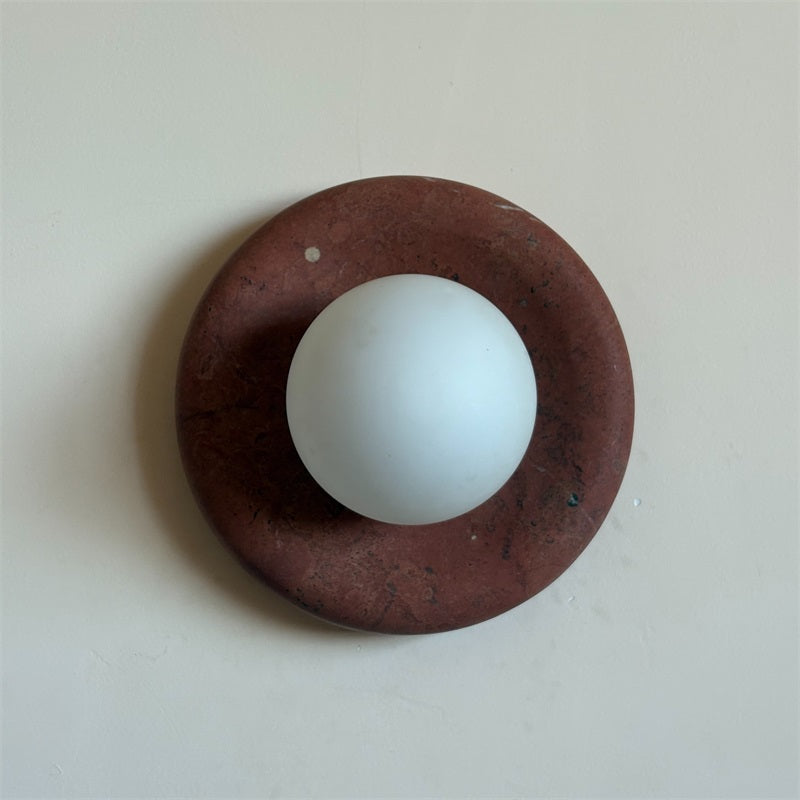 Viroxel Applique Murale en Marbre Rouge Nordique Premium-Cielum