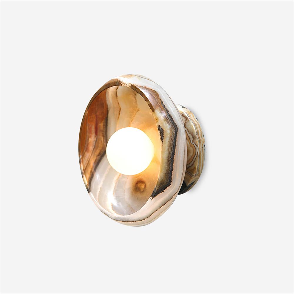 Onvix Natural Onyx Wall Light-Neutral Decor