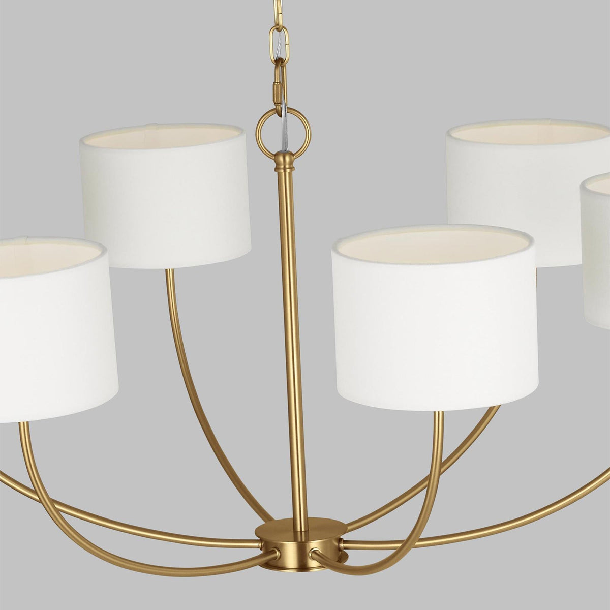 Mycaren Lustre en Laiton et Tissu Style Industriel Vintage