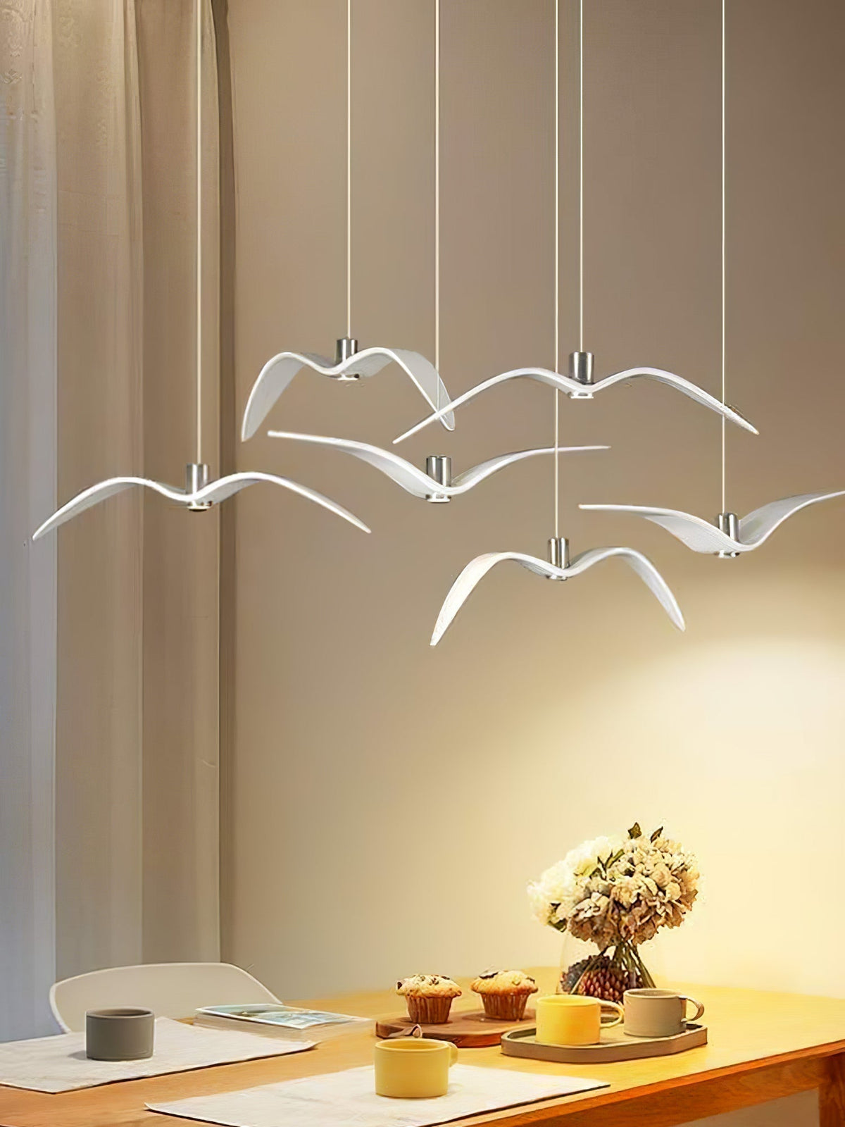 Arova Suspension Lampe Ailes d'Oiseau pour Salon-Cielum