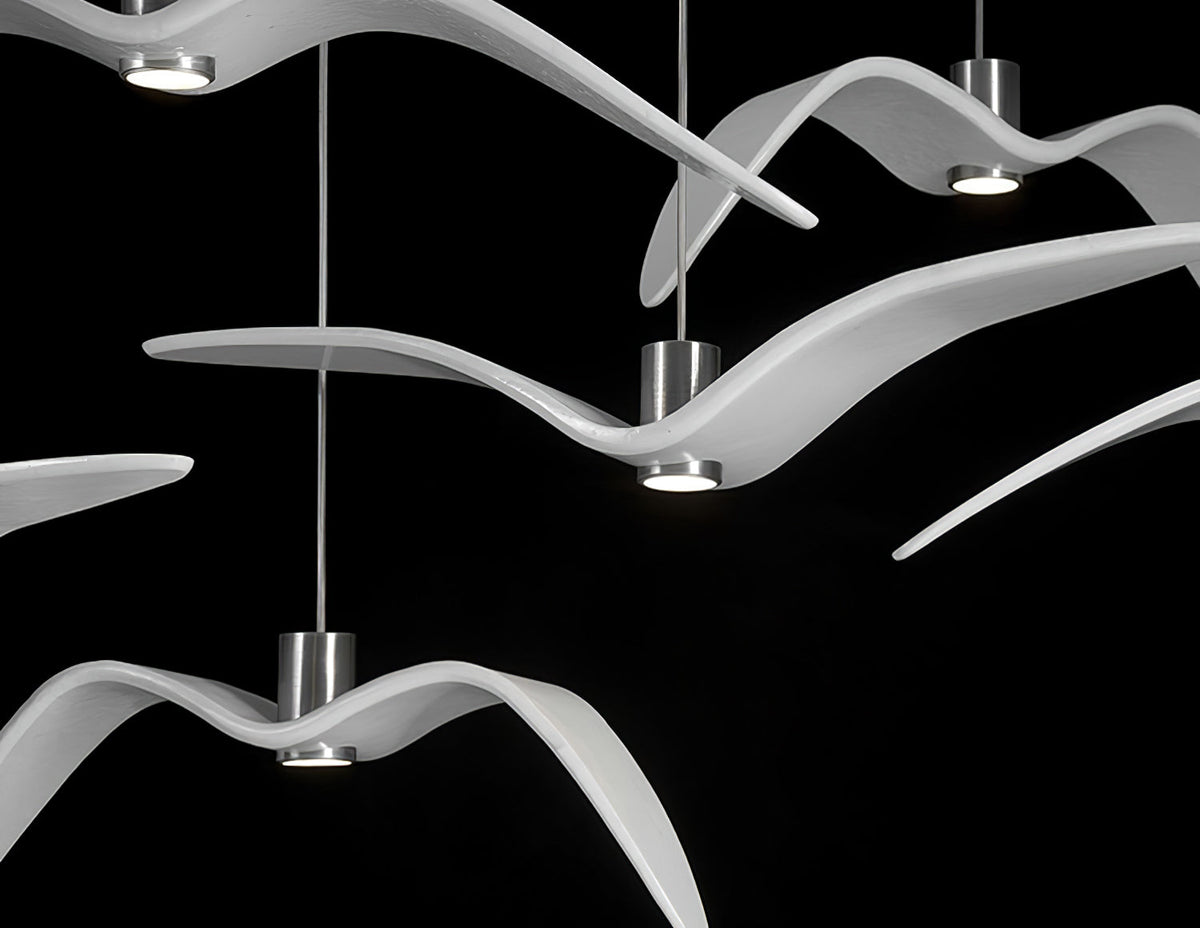Arova Suspension Lampe Ailes d'Oiseau pour Salon-Cielum