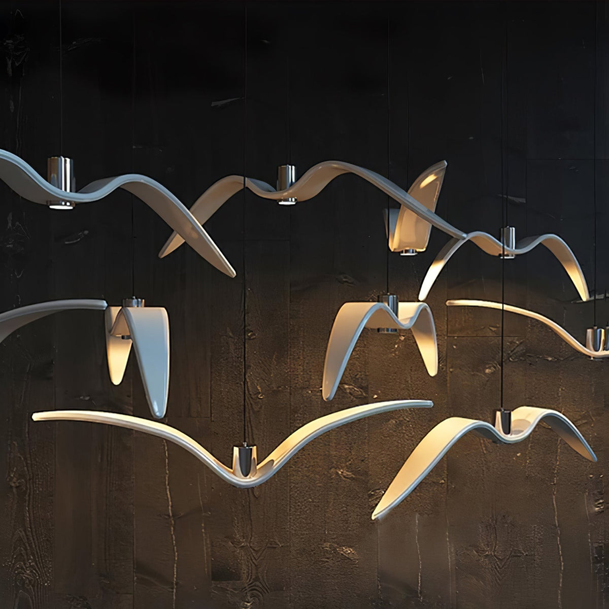 Arova Suspension Lampe Ailes d'Oiseau pour Salon-Cielum