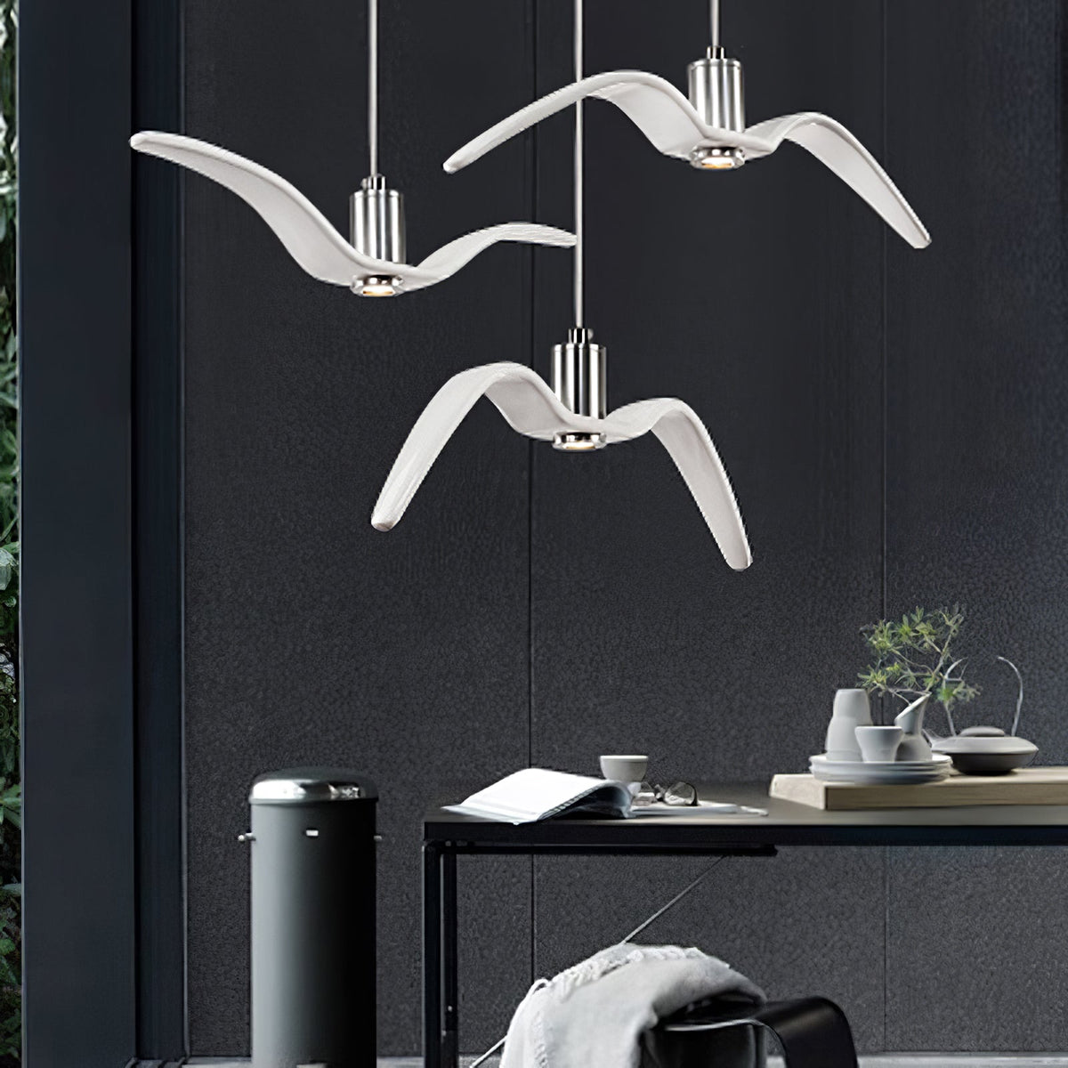 Arova Suspension Lampe Ailes d'Oiseau pour Salon-Cielum