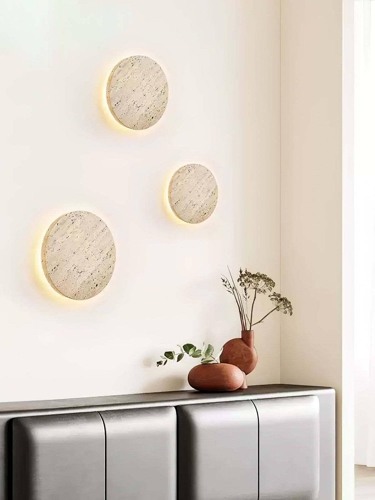 Sostix Travertin Luminaire Mural-Cielum