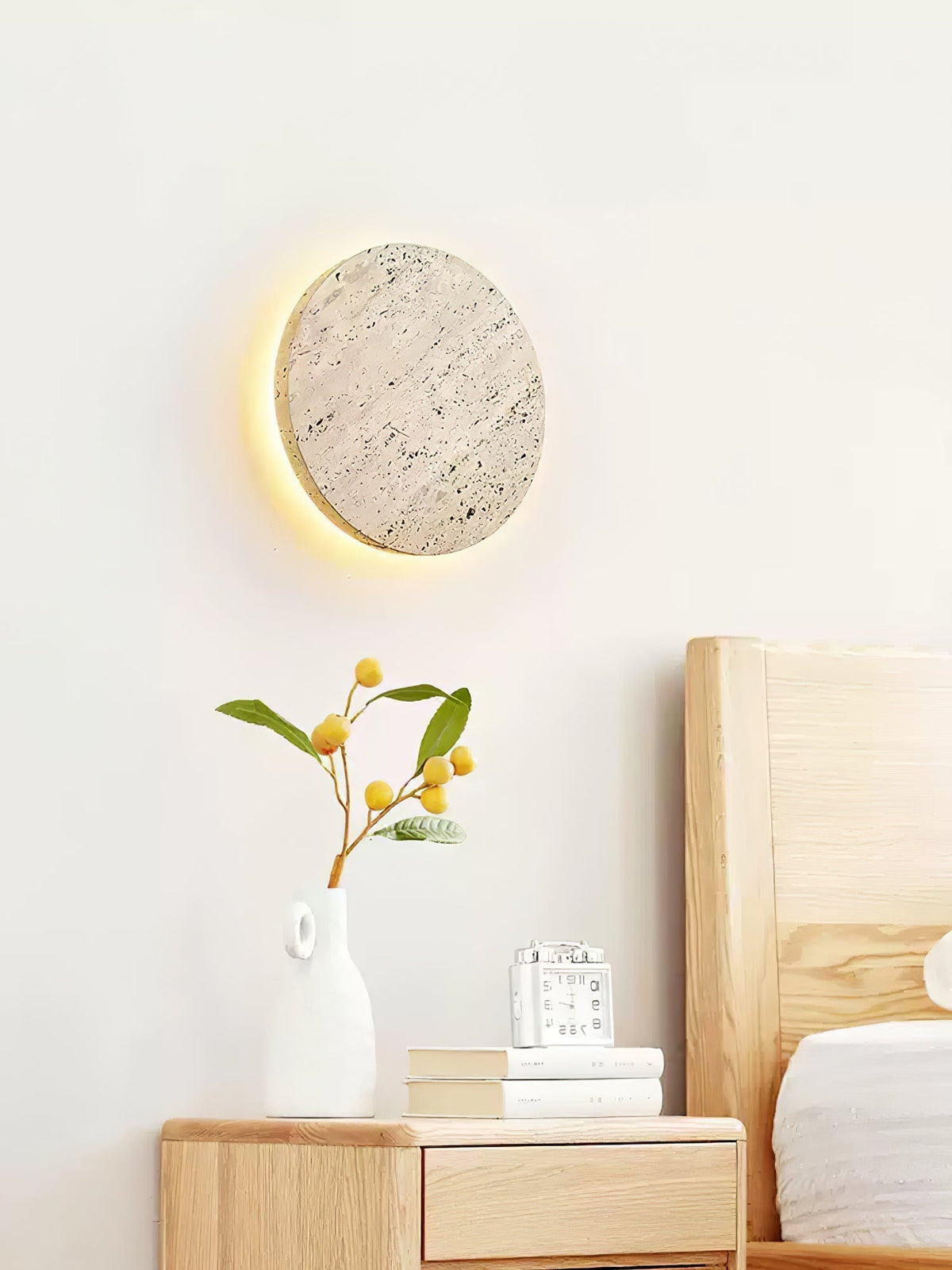 Sostix Travertin Luminaire Mural-Cielum