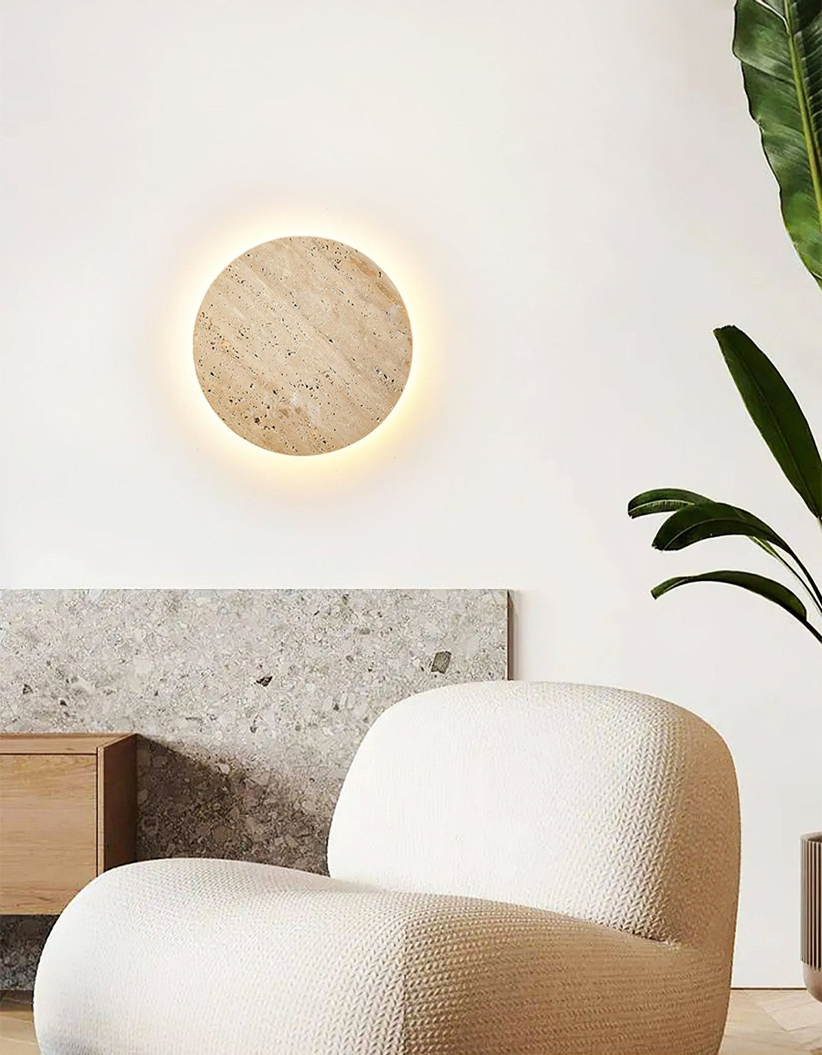 Sostix Travertin Luminaire Mural-Cielum