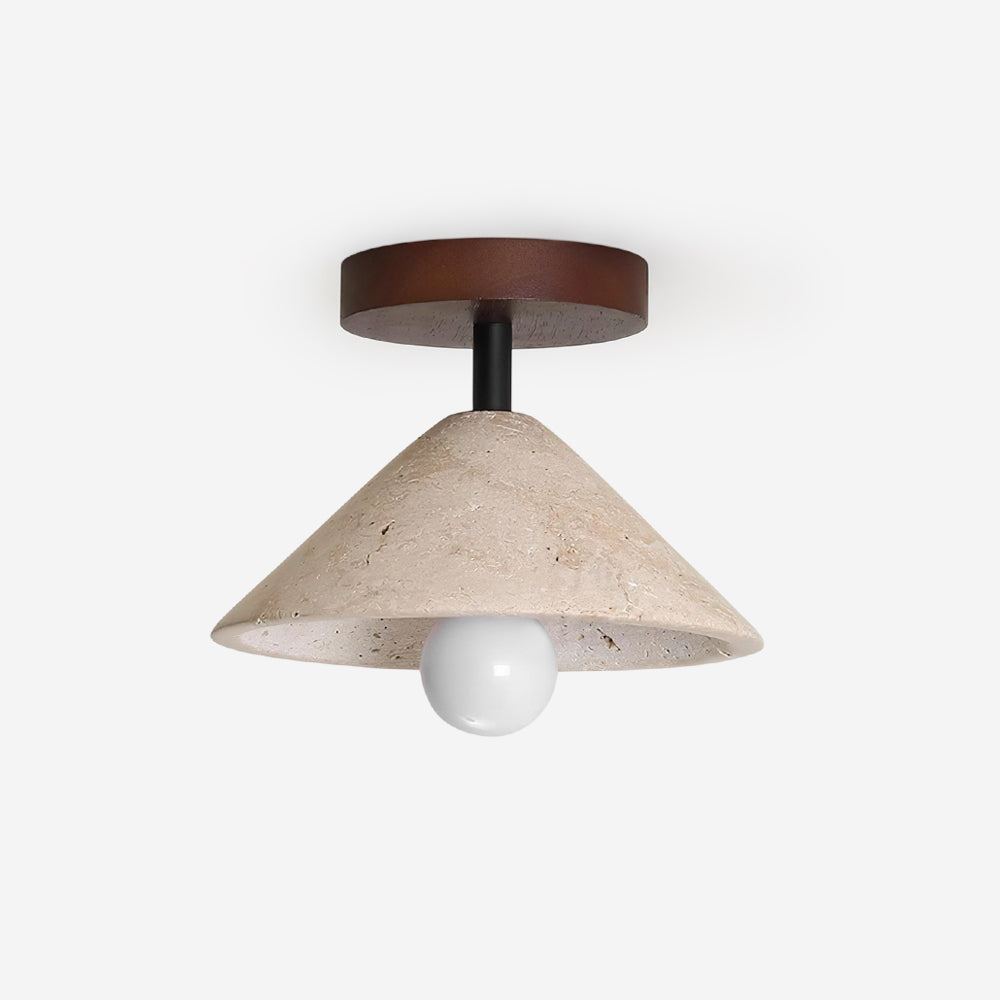 Valorian Plafonnier en Travertin Beige
