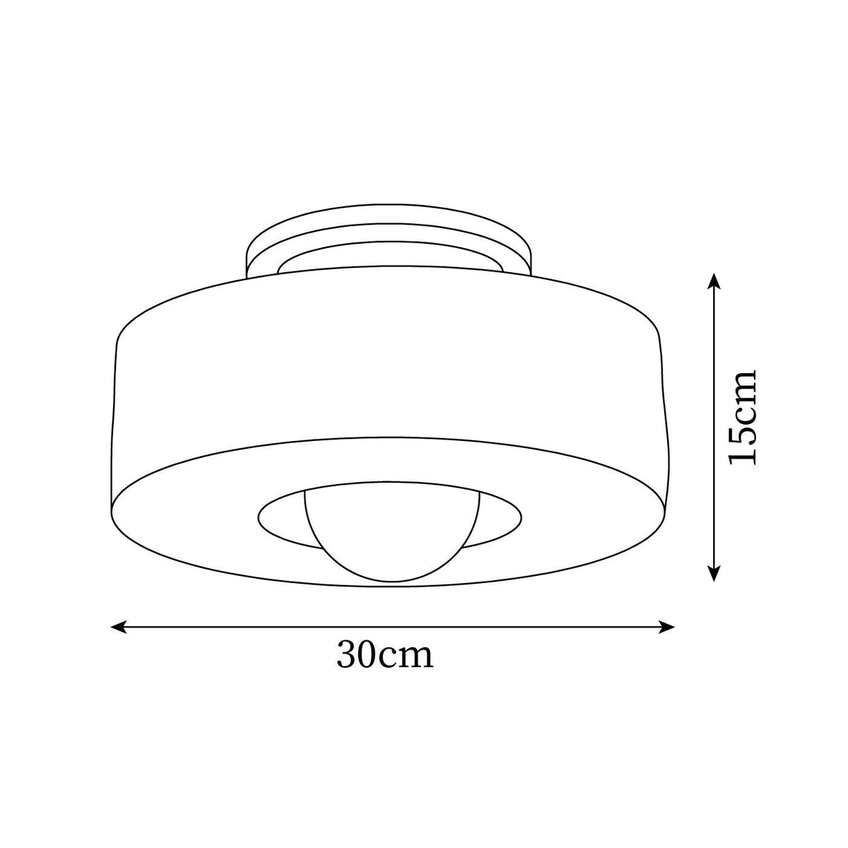 Orvella Ceiling Lamp-Neutral Decor
