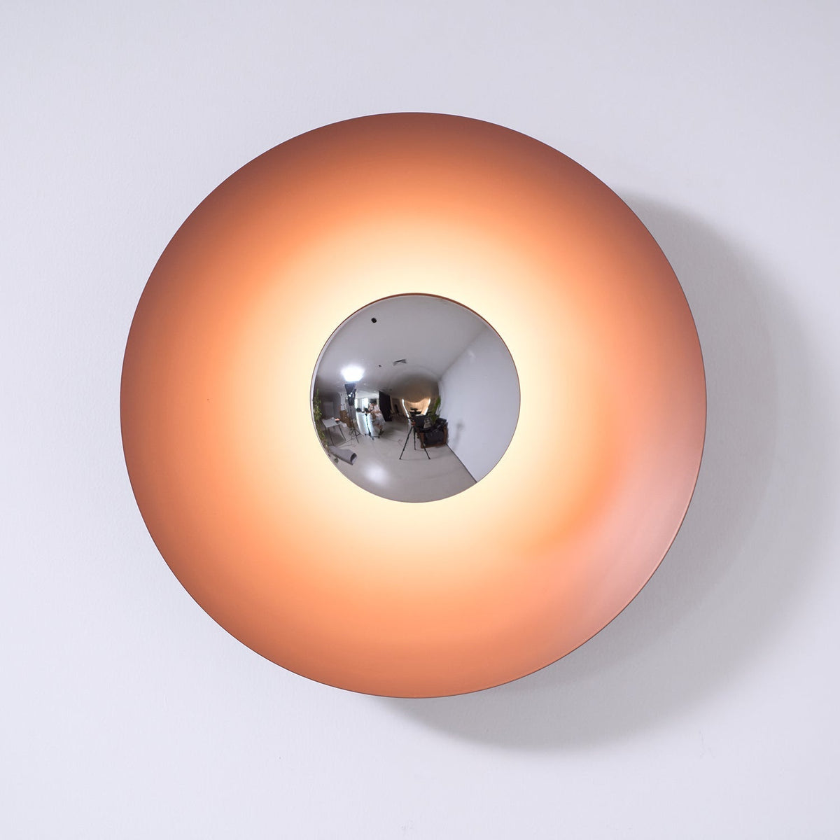 Wall Lamp Eclipse Inspired Halo Glow Modern Minimalist Art Accent-Neutral Decor