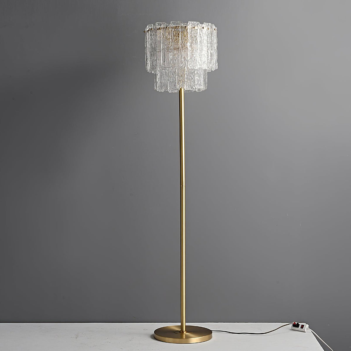 Velaette Lampadaire en Verre de Luxe