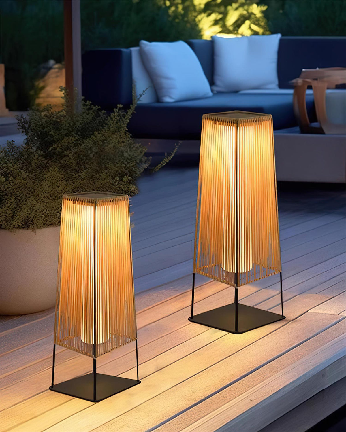 Erixenor Lampe de Poteau Extérieure à Lames Verticales-Cielum