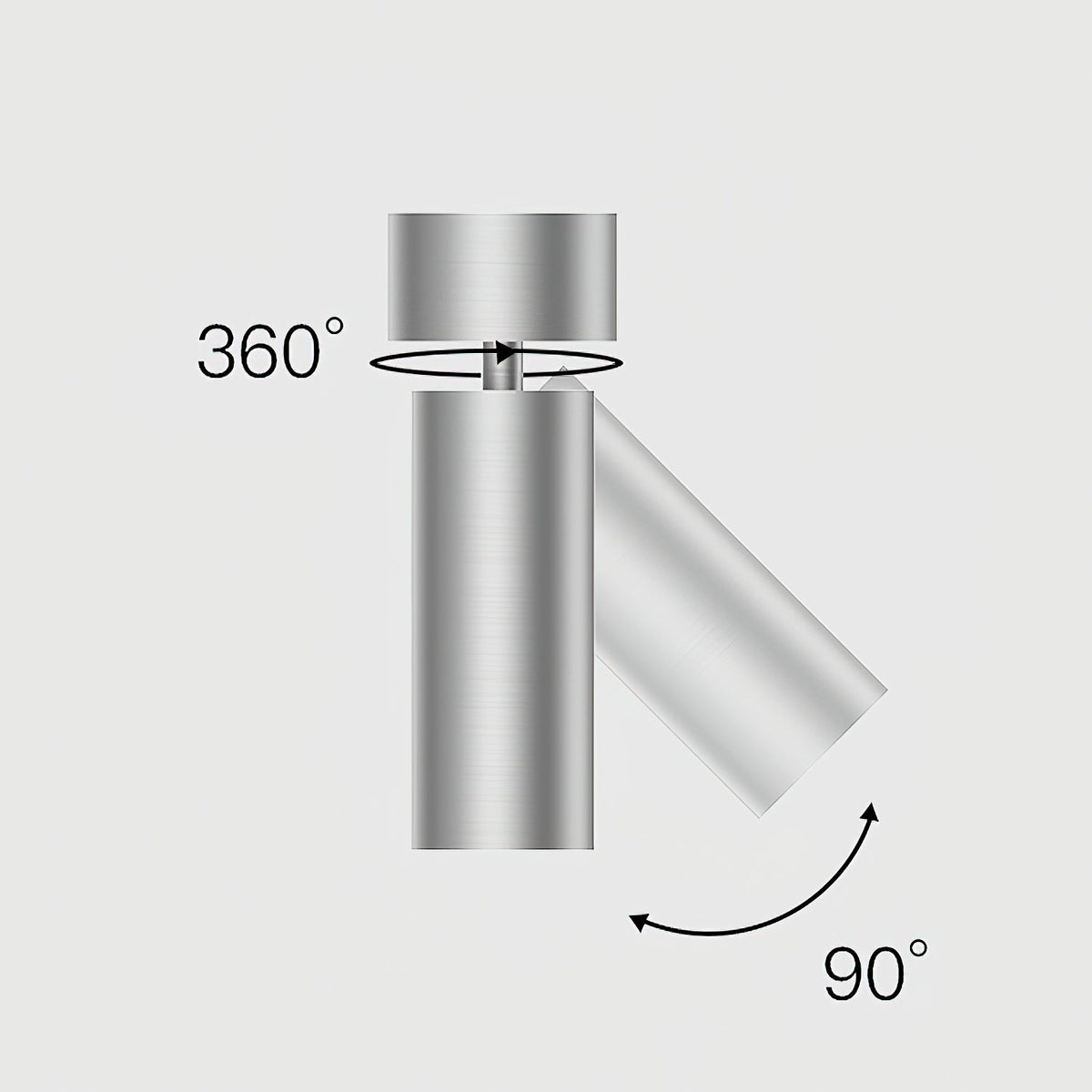 Riveia Plafonnier Spotlight en Aluminium