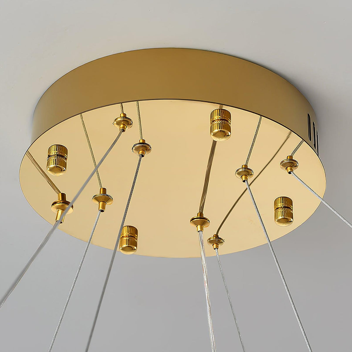 Kevely Lustre Stella Anneau Cristal LED-Cielum