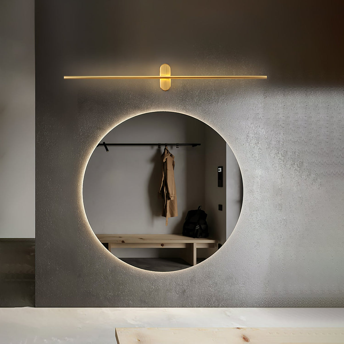 Vrysl Applique Murale avec Prise Fixe Minimaliste