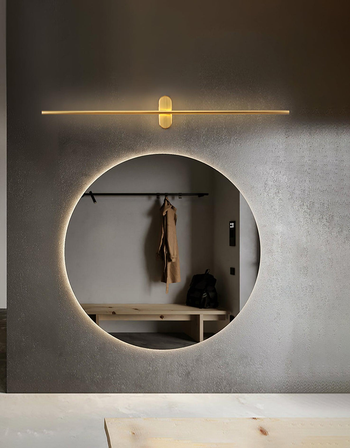 Vrysl Applique Murale avec Prise Fixe Minimaliste