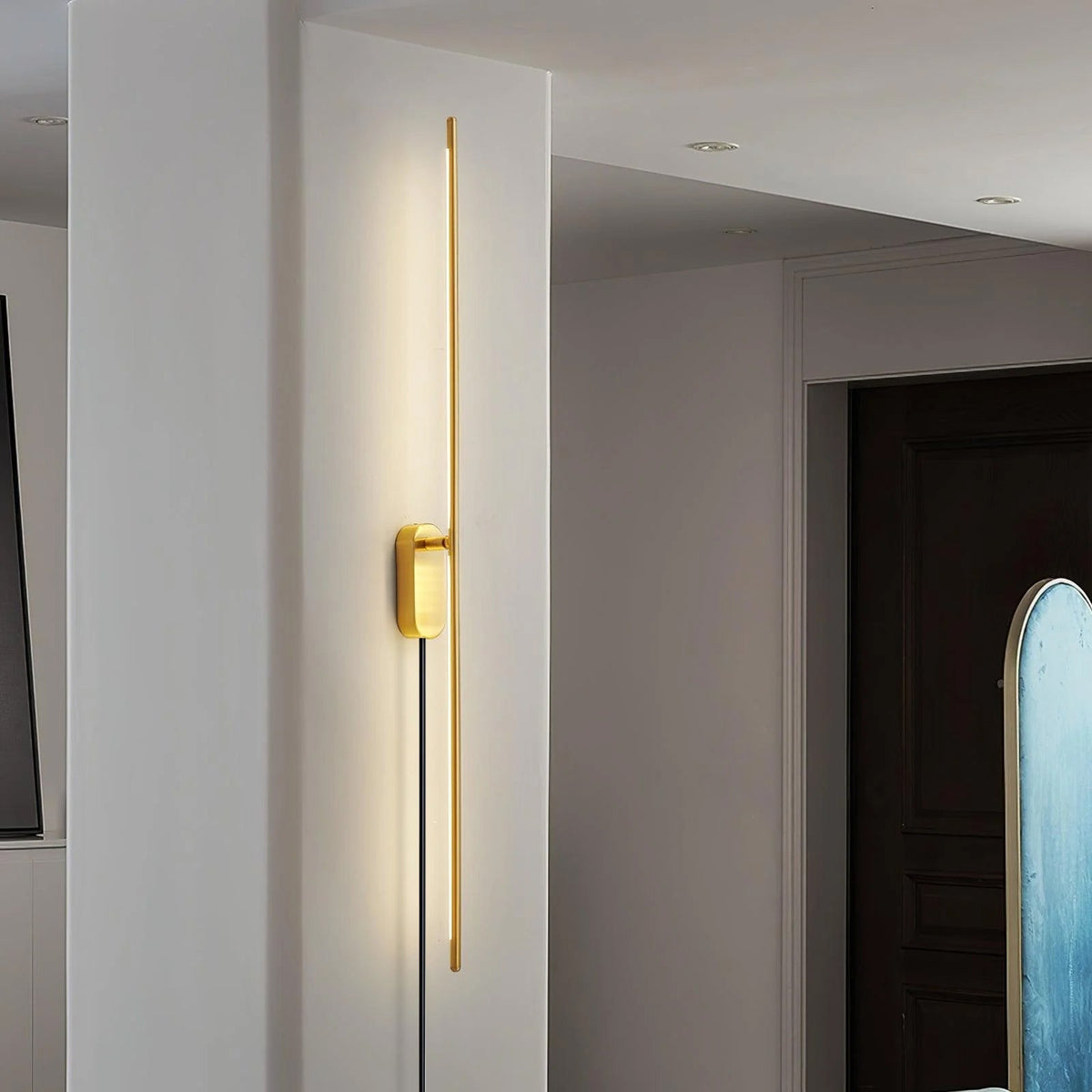 Vrysl Applique Murale avec Prise Fixe Minimaliste