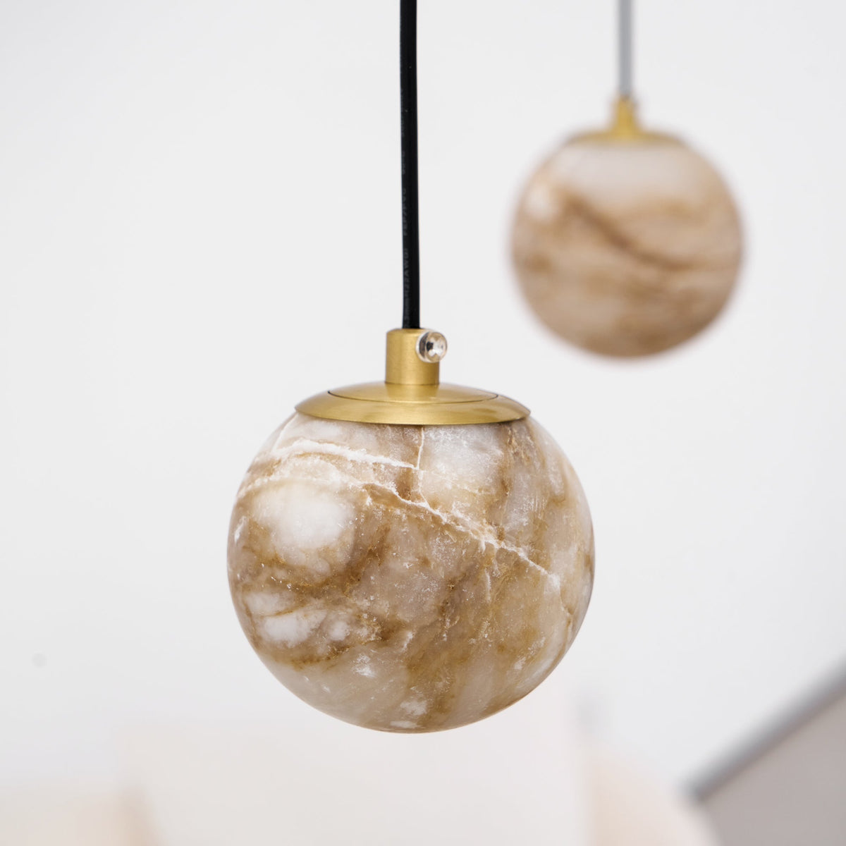 Sultana Chandelier Alabaster Cluster Orb Cascade-Neutral Decor