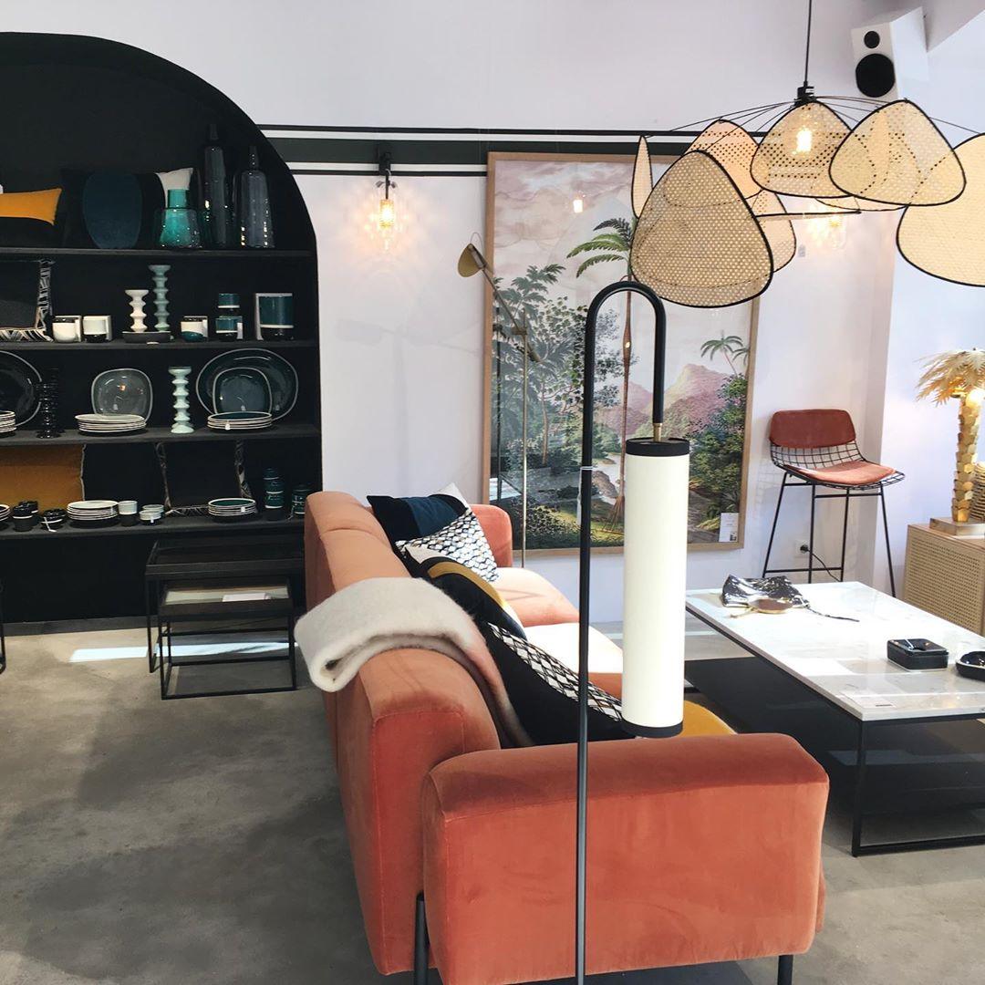 Lostel Lustre Écran Cannage Suspension Rétro-Cielum