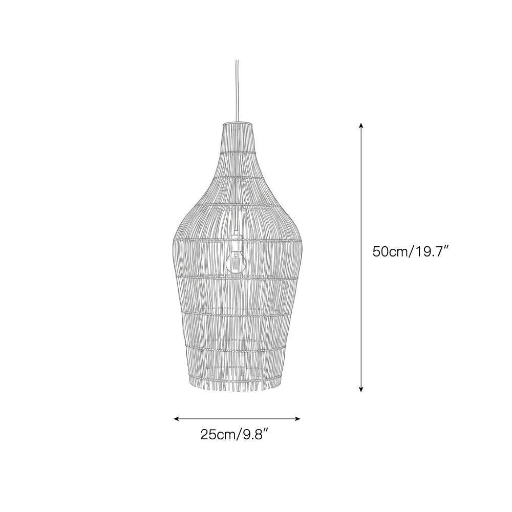 Canerielle Suspension en Rotin