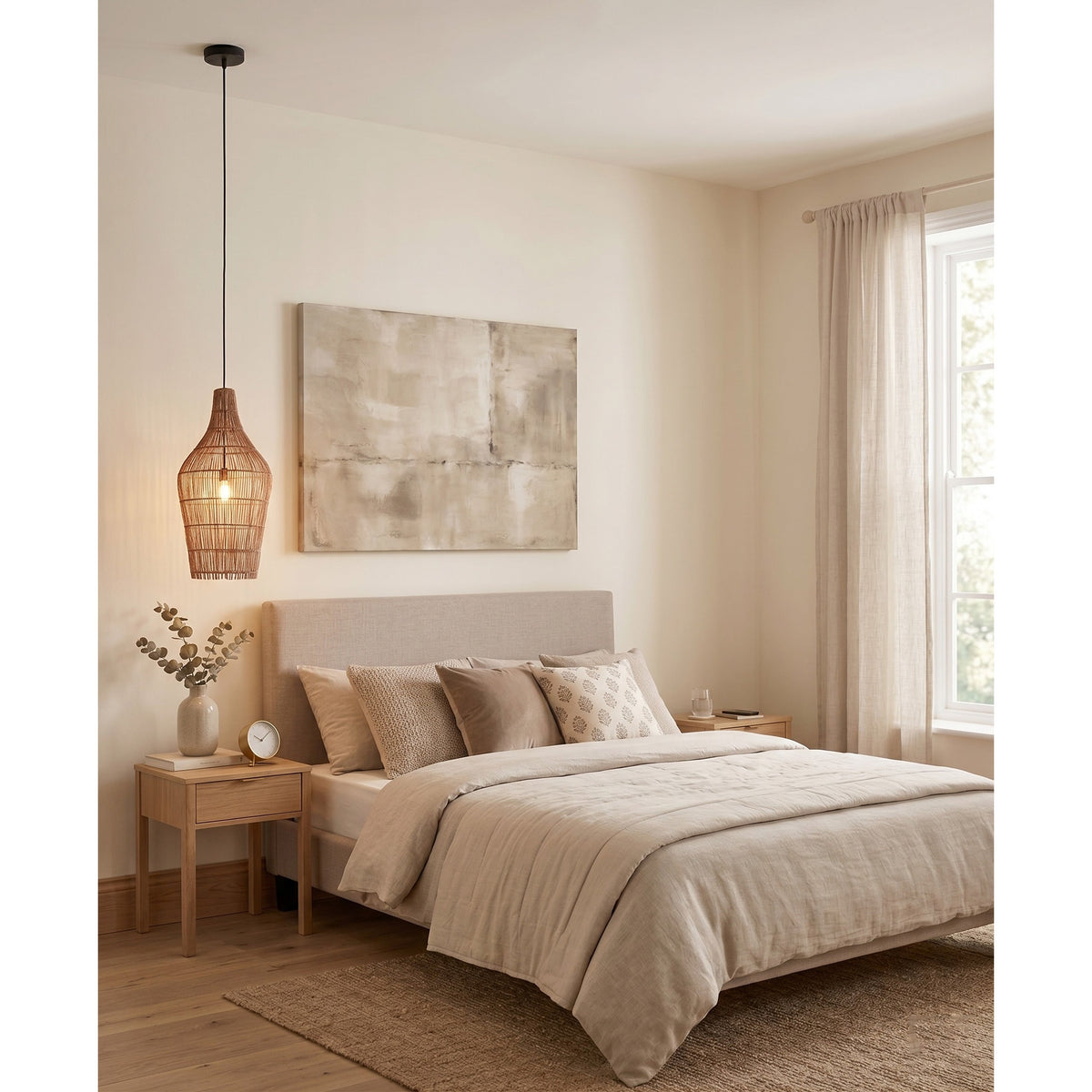 Canerielle Suspension en Rotin
