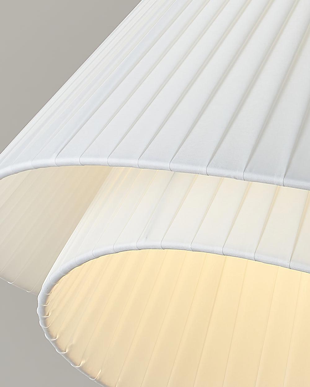 Tempo Pleated Pendant Light-Neutral Decor