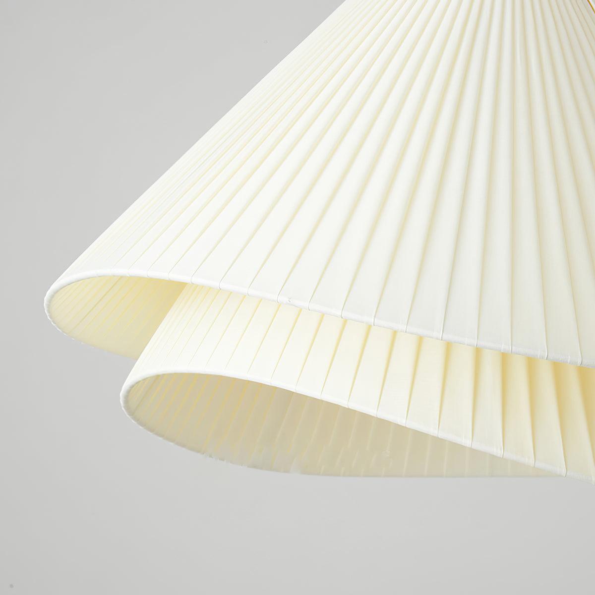Tempo Pleated Pendant Light-Neutral Decor