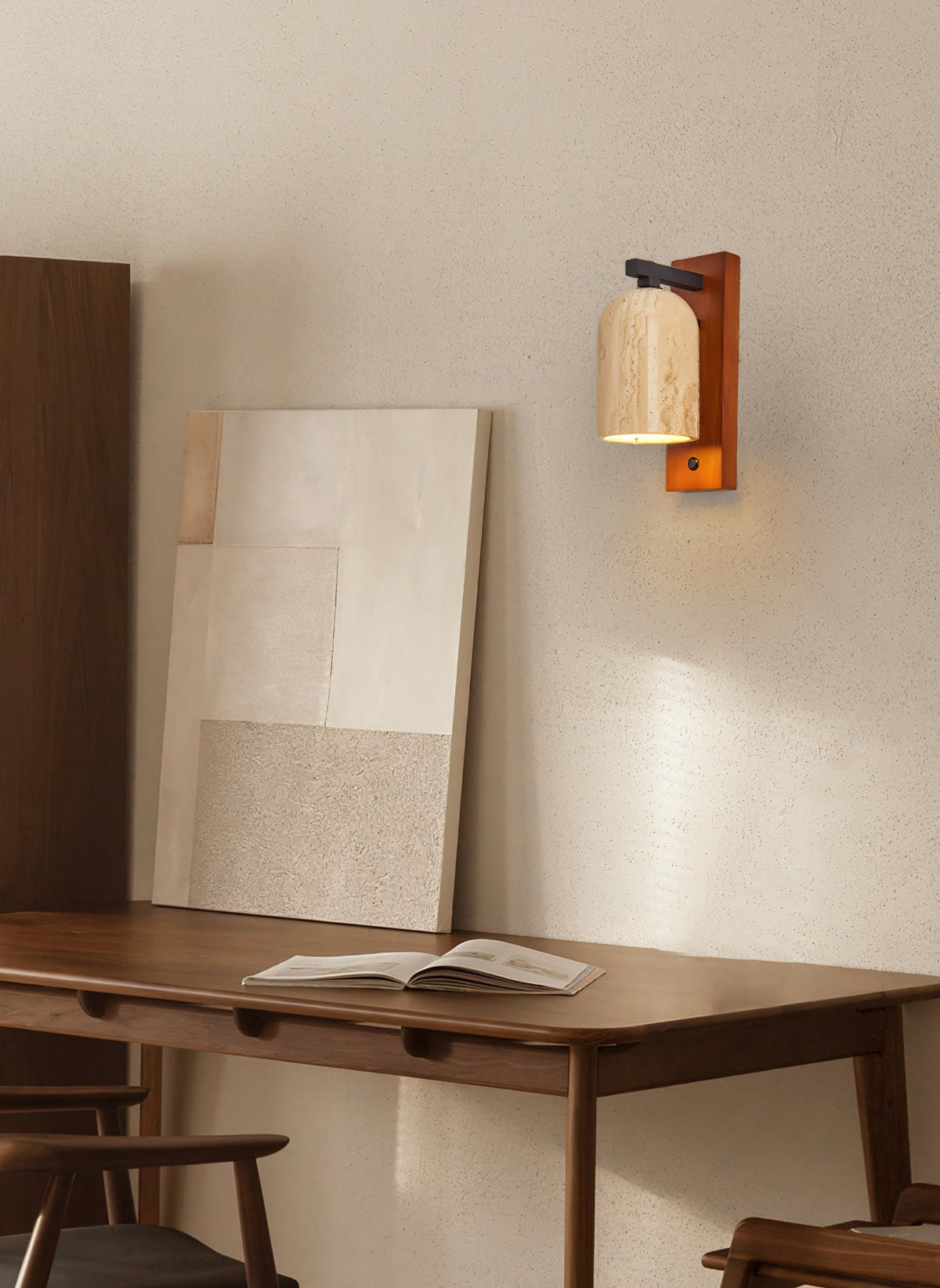 Cole Wall Light Travertine-Neutral Decor