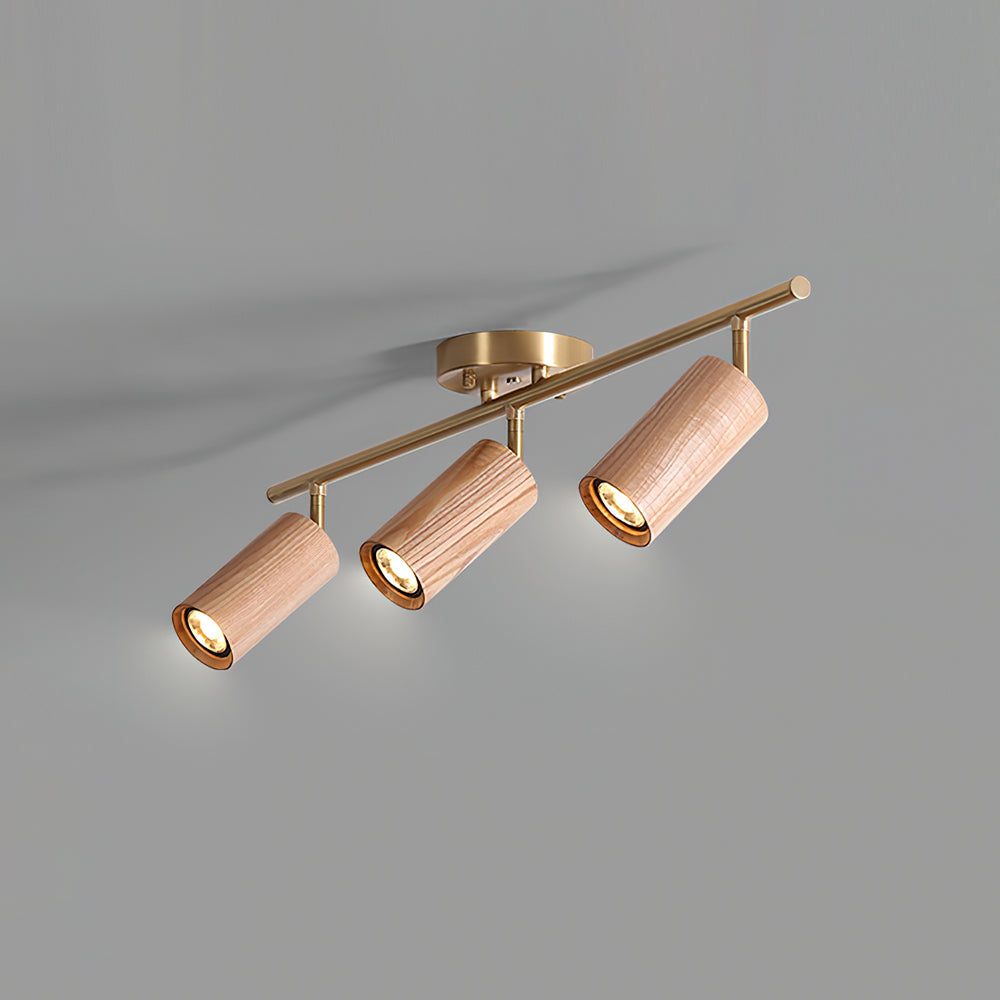Kovonex Plafonnier sur Rail en Bois-Cielum