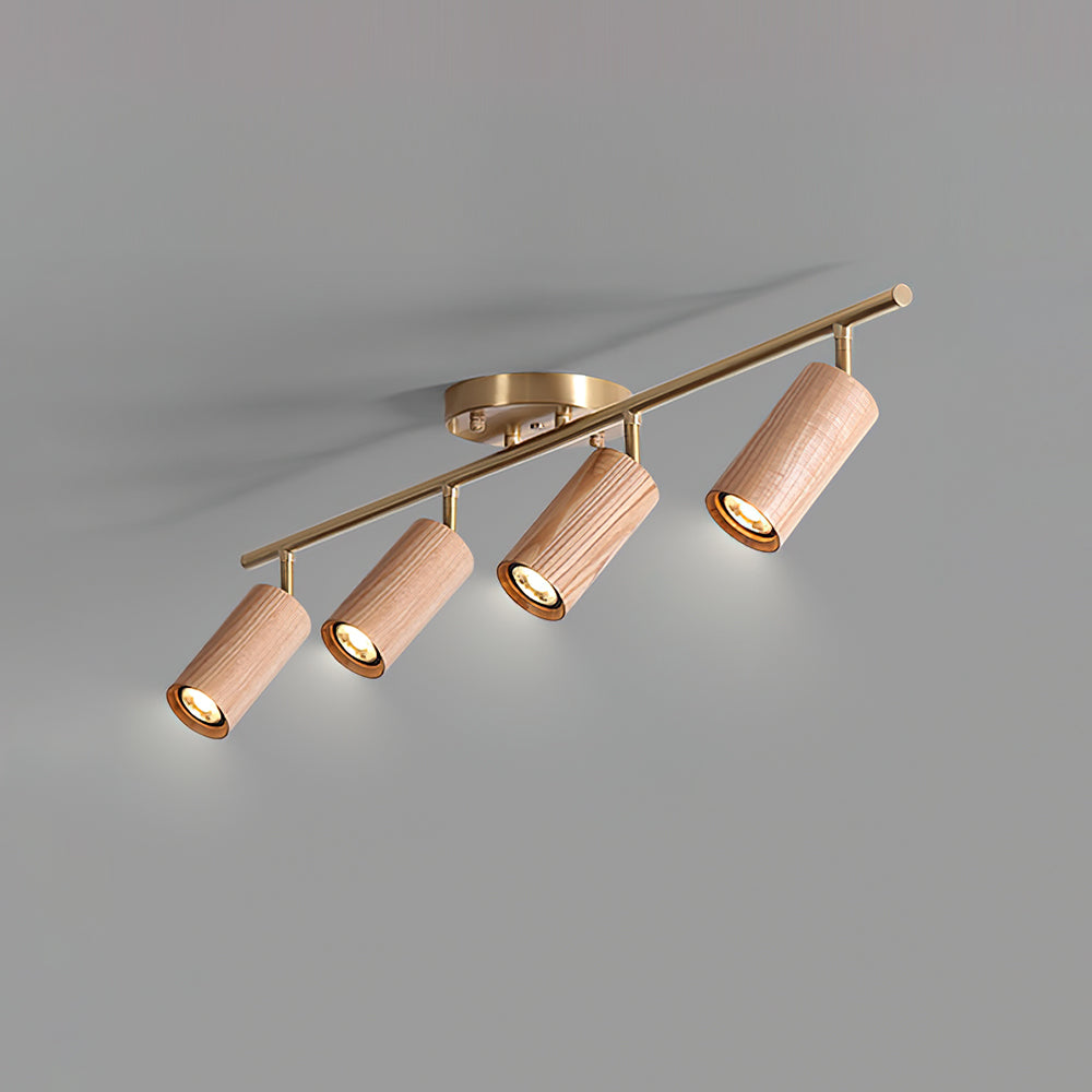 Kovonex Plafonnier sur Rail en Bois-Cielum