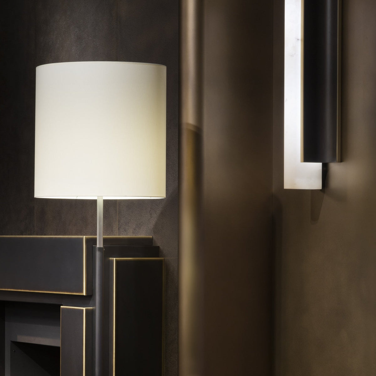 Elsilisra Moderne Minimaliste Alabaster Applique Murale