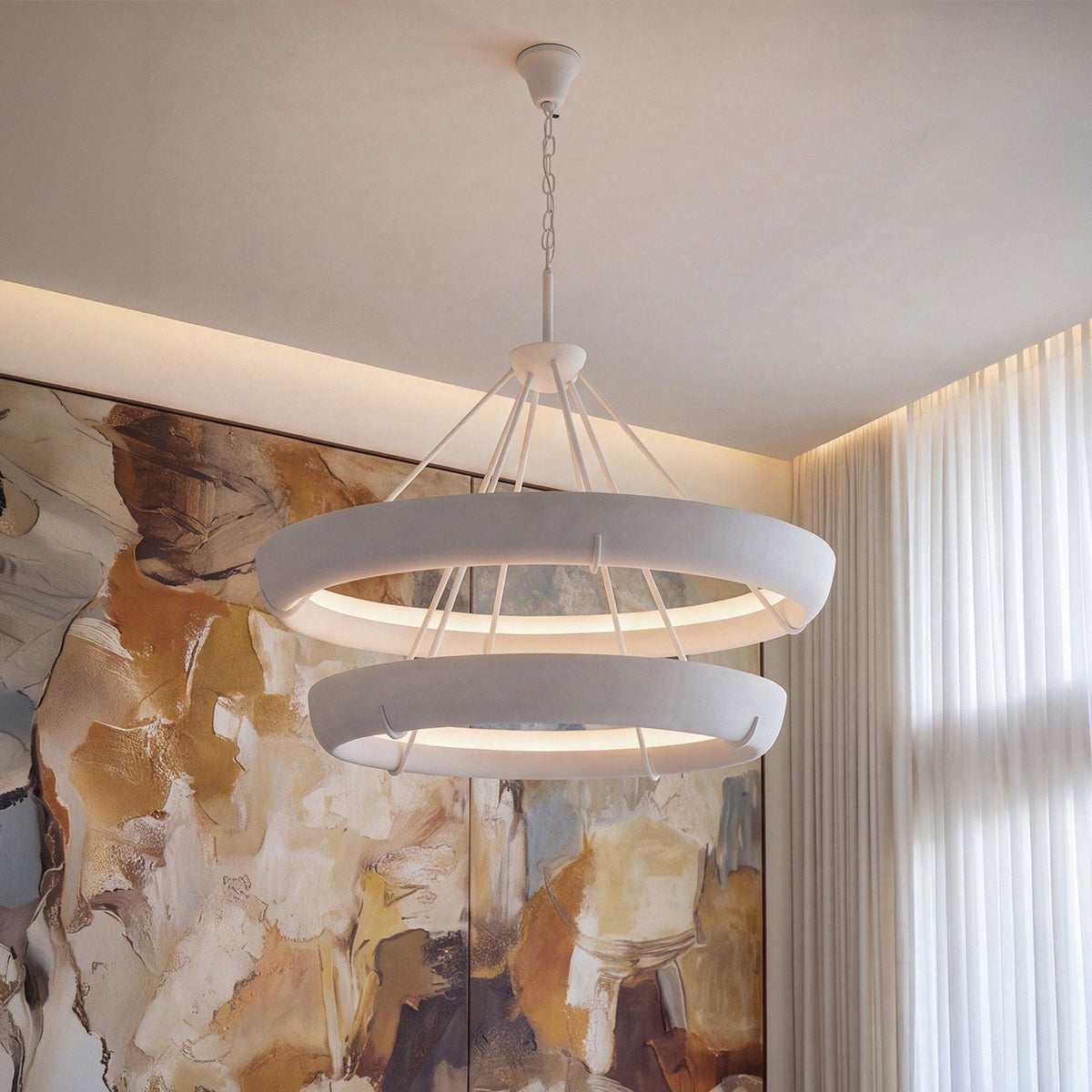 Yelhurst Lustre À Anneaux Composites