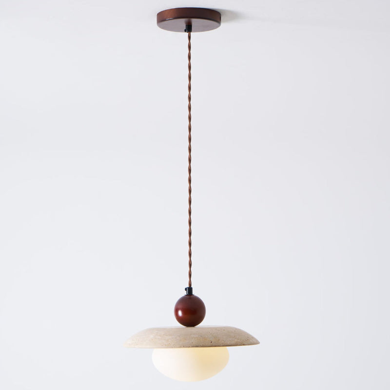 Ritta Travertine Pendant Light Six Style-Neutral Decor