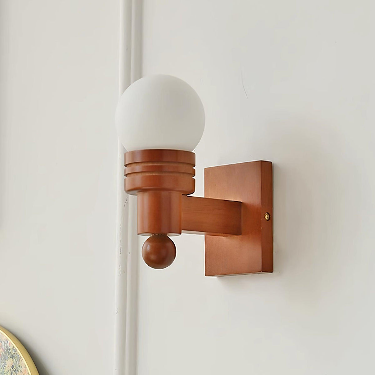 Beam Solid Wood Wall Lamp-Neutral Decor