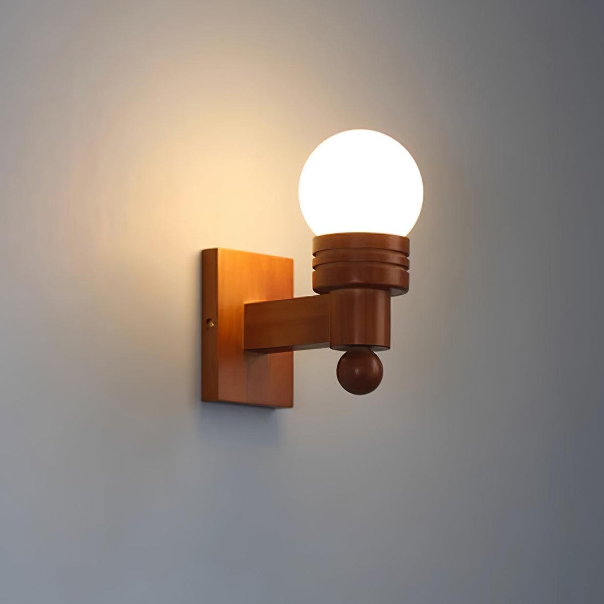 Beam Solid Wood Wall Lamp-Neutral Decor