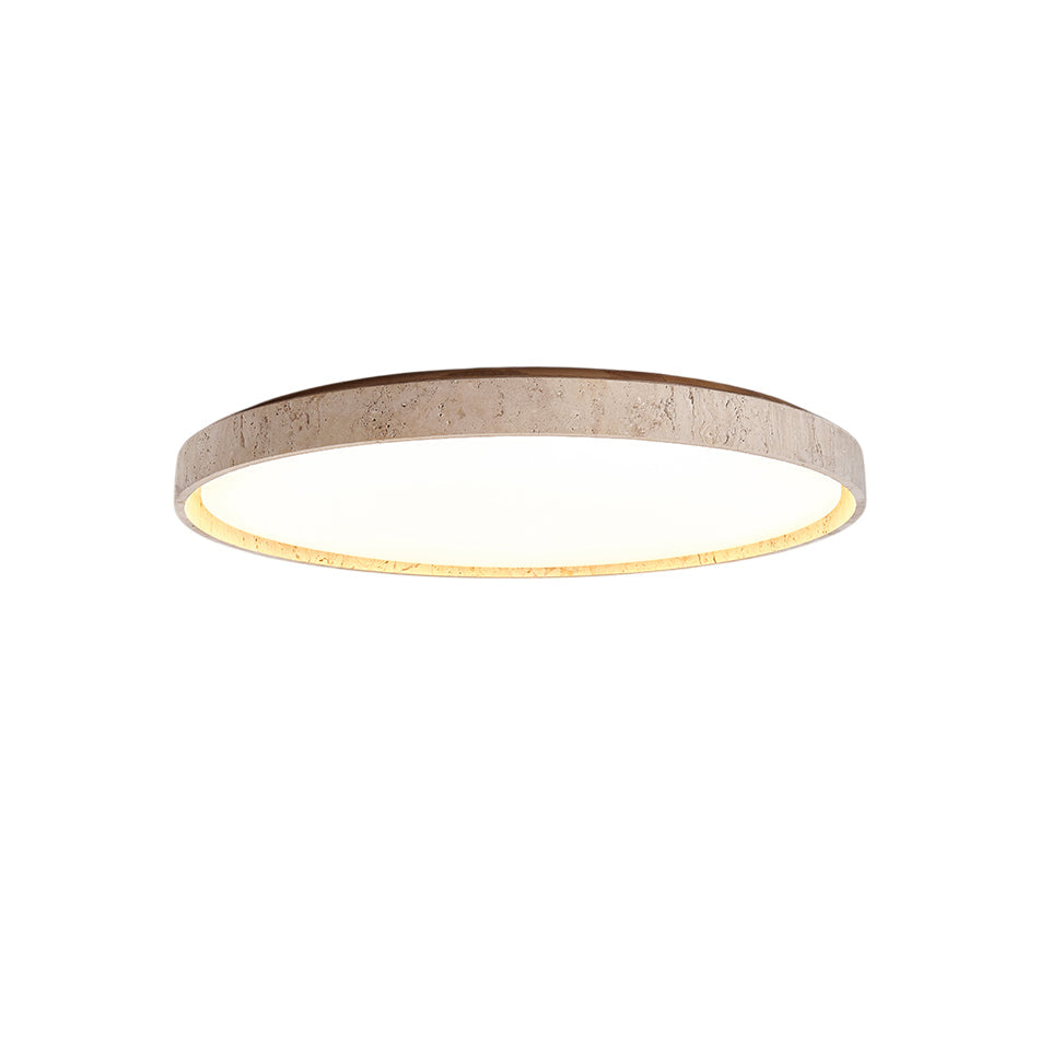 Tarivenx Lampe de Plafond Ronde Travertin Minimaliste Moderne-Cielum
