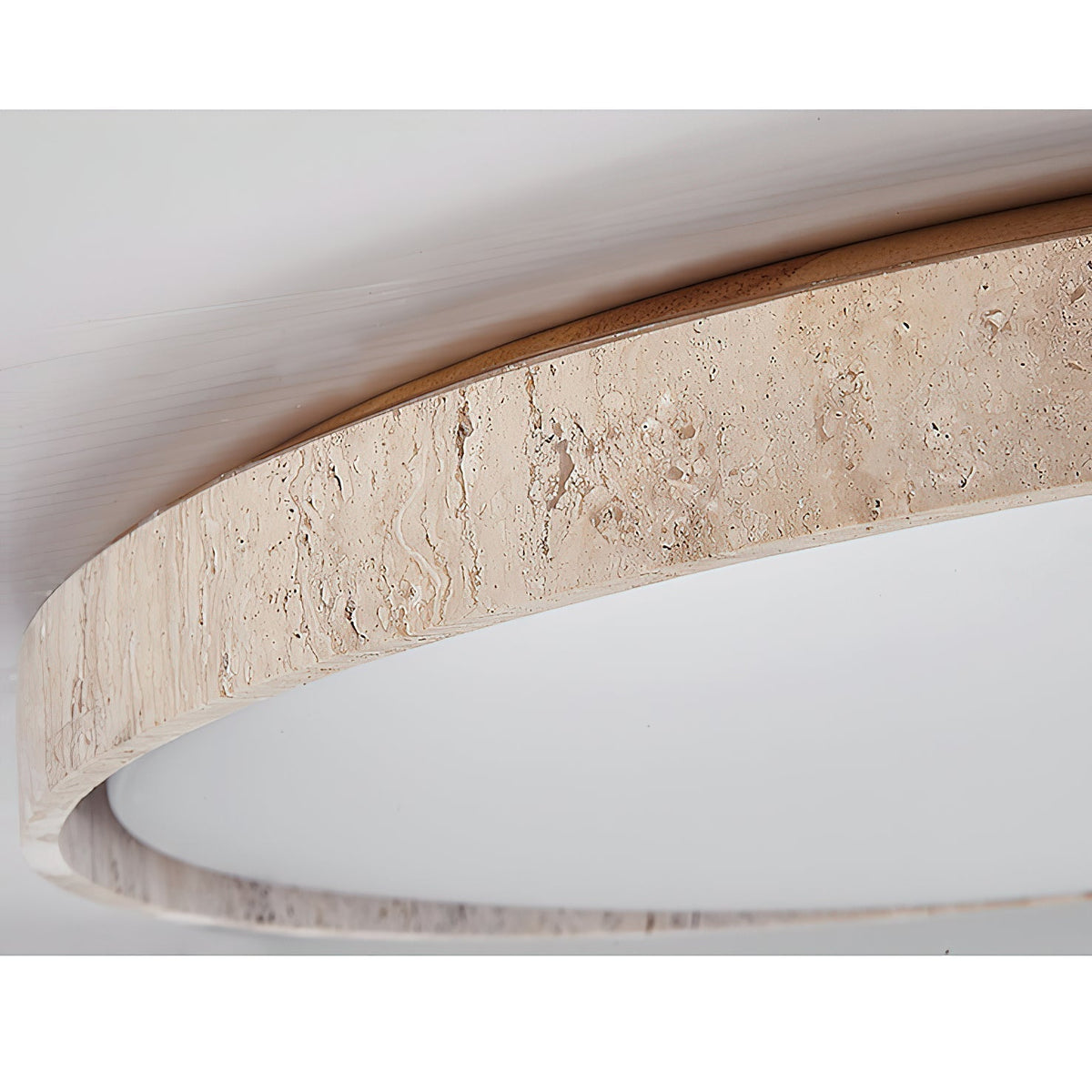 Tarivenx Lampe de Plafond Ronde Travertin Minimaliste Moderne-Cielum