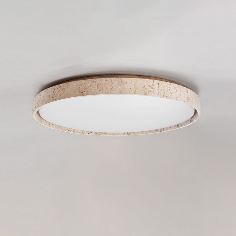Tarivenx Lampe de Plafond Ronde Travertin Minimaliste Moderne-Cielum