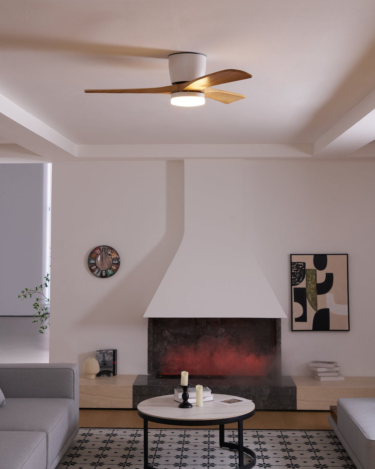 Miroise Ventilateur de Plafond avec Éclairage