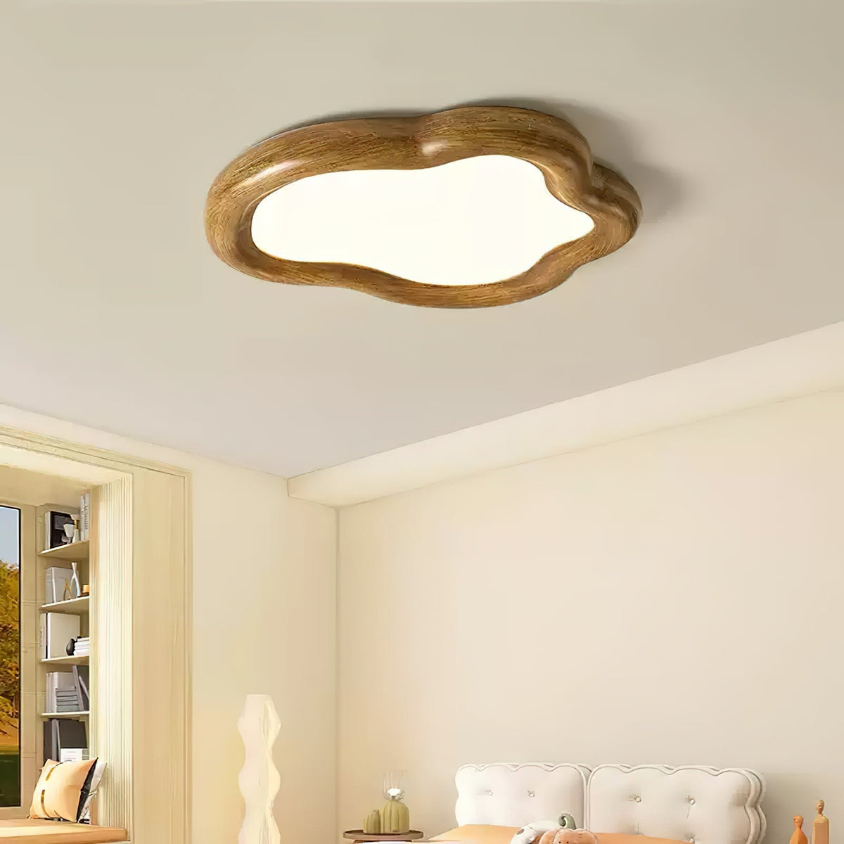 Kirixelon Lampe Plafonnier en Bois Nuage-Cielum