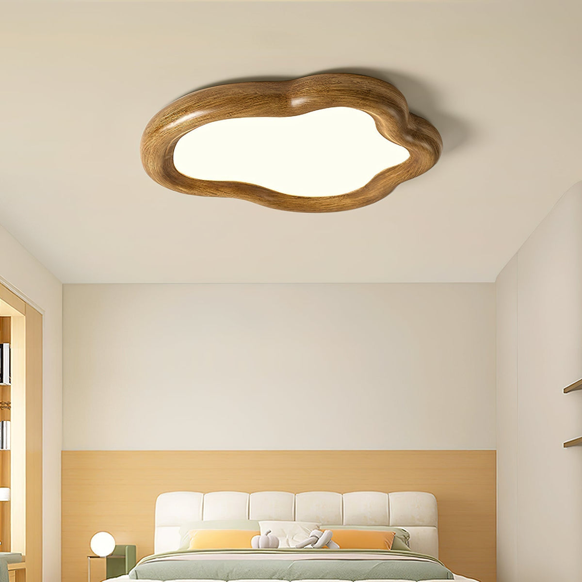 Kirixelon Lampe Plafonnier en Bois Nuage-Cielum
