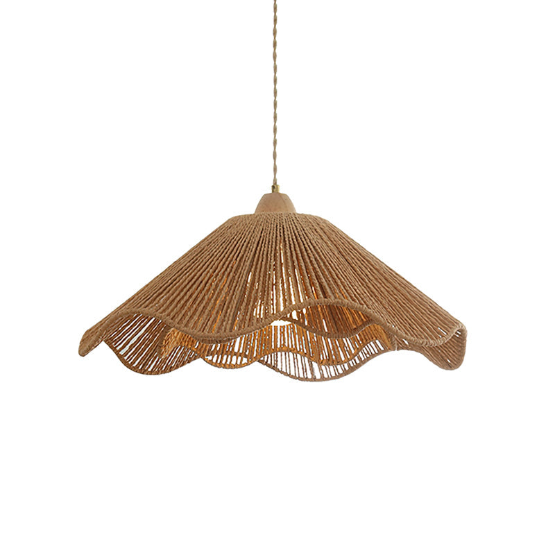 The Vilna Pendant Light turned off, highlighting its sculptural form.