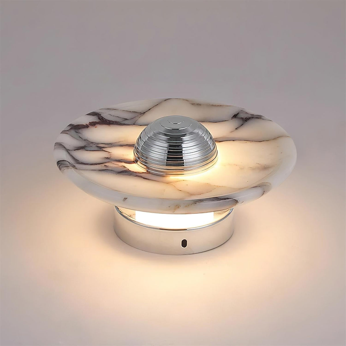 Wall Lamp Marble Disc LED Modern Light Fixture Multiple Colors-Neutral Decor